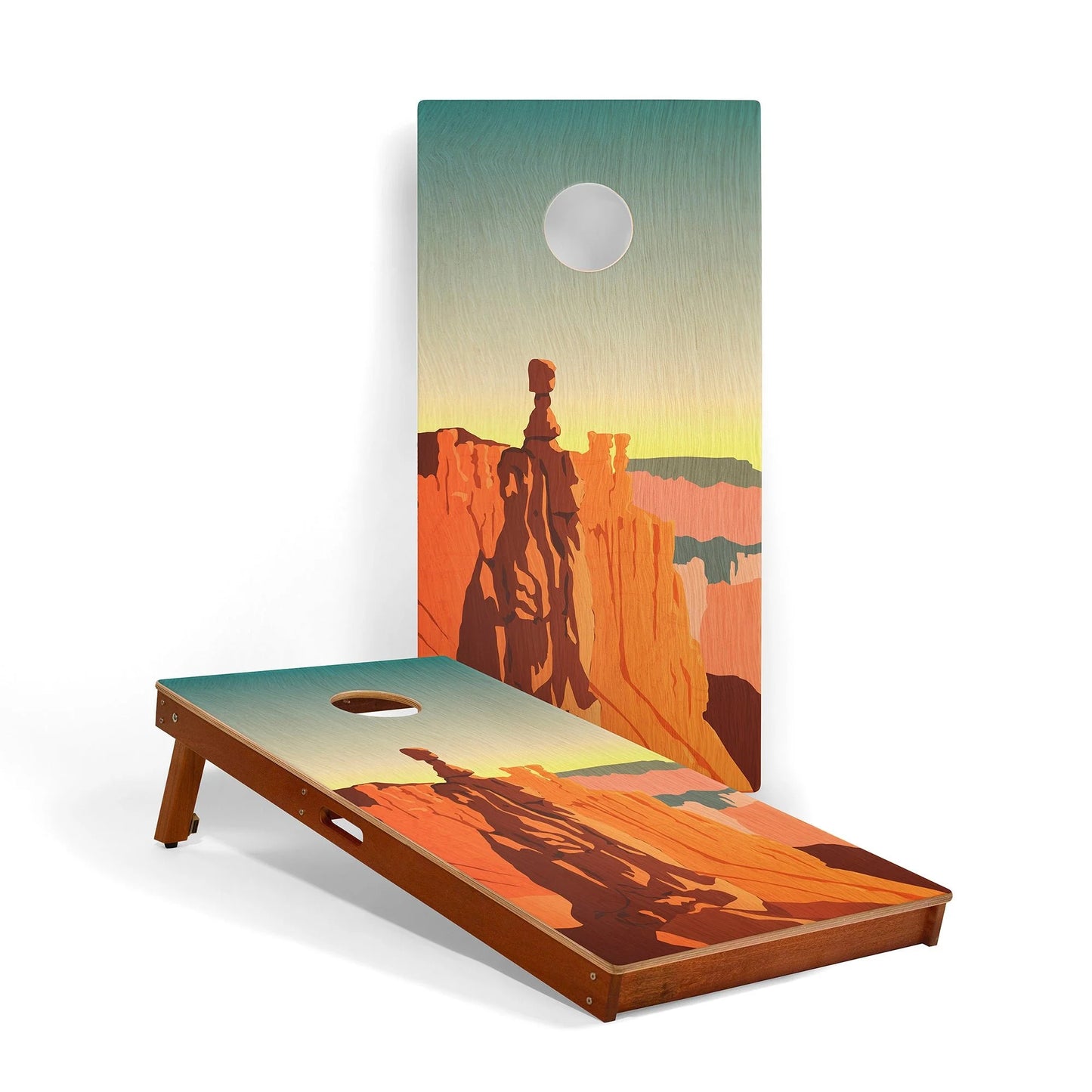 Bryce Canyon National Park Mahogany Pathfinder Cornhole Boards