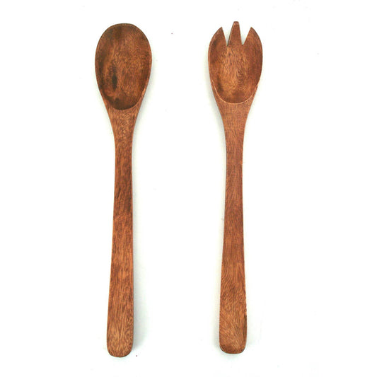 Hand Made Acacia Server Set of 2