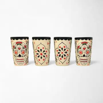 Tequila Decanter Set - Catrina Sugar Skull