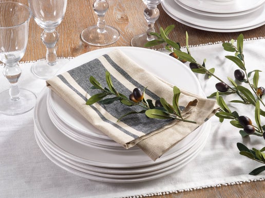 Banded Design Napkin