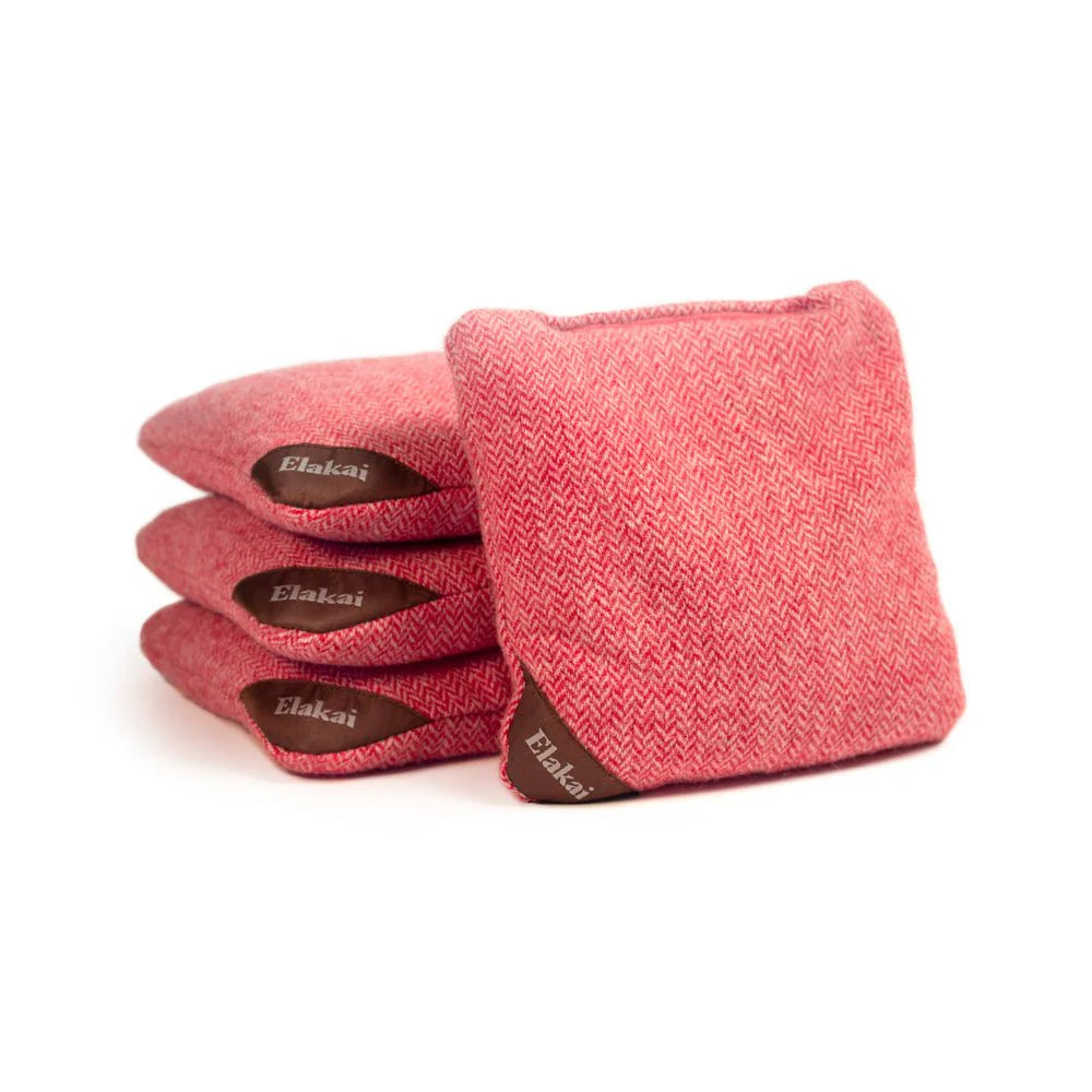 6-in Herringbone Wool Aviator Cornhole Bags Premium All-Weather Collection