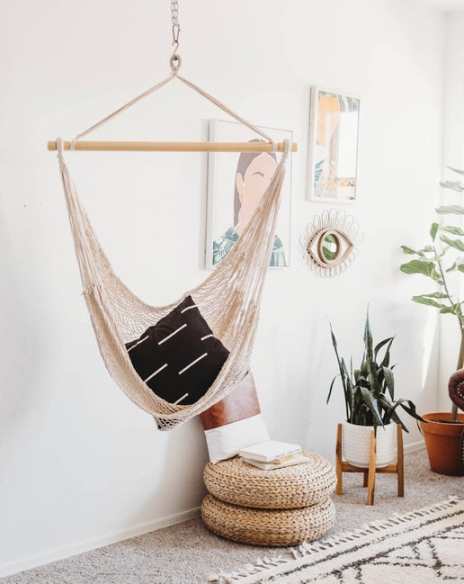 100% Cotton Canvas Hammock Chair Swing