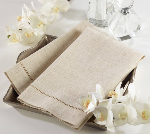 Plain Hemstitch Guest Towel