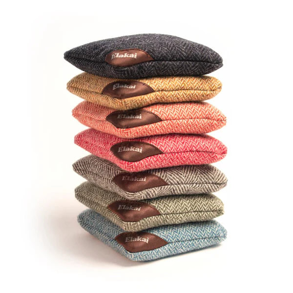 4-in Travel Herringbone Wool Aviator Cornhole Bags Premium All-Weather Collection