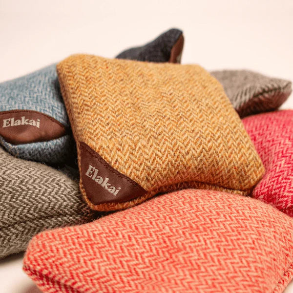 4-in Travel Herringbone Wool Aviator Cornhole Bags Premium All-Weather Collection