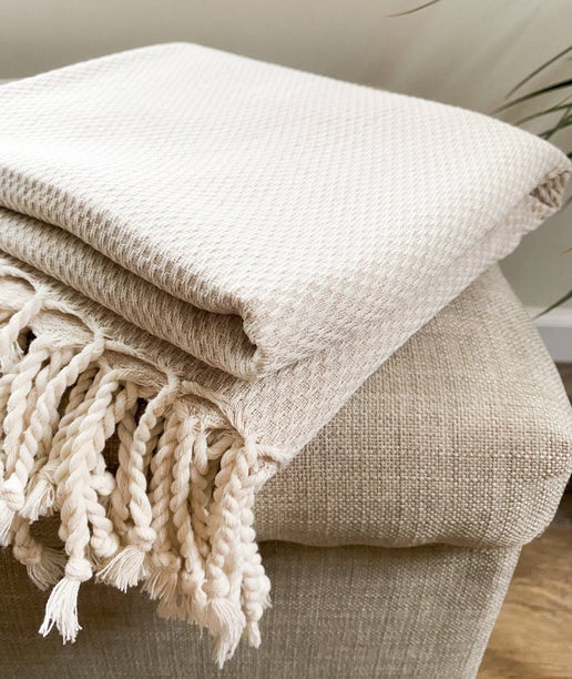 Organic Non Dyed Turkish Cotton Towel