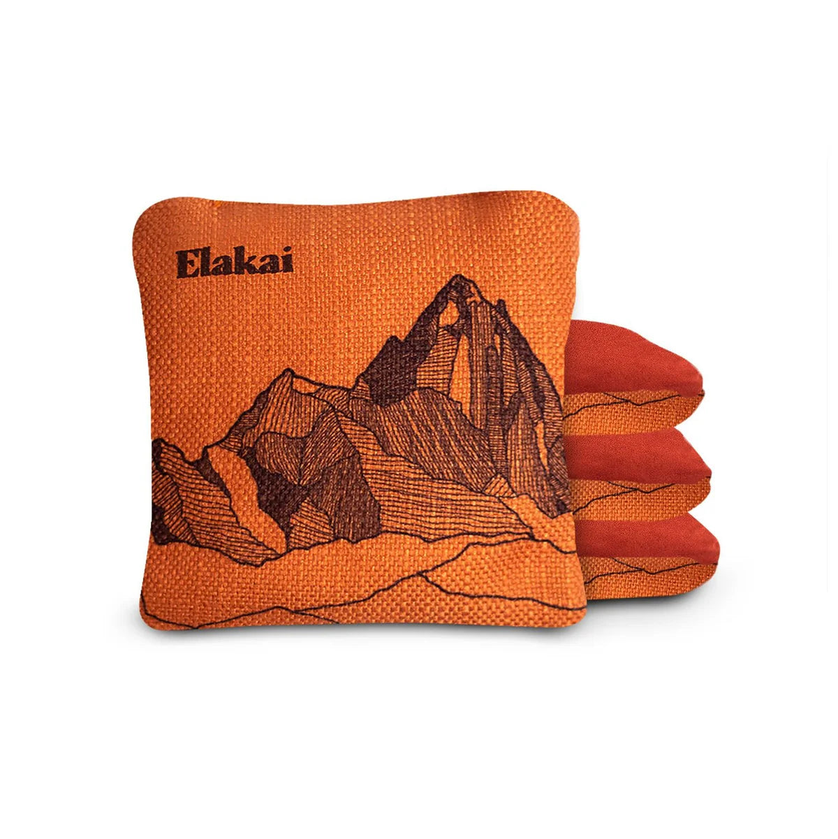 6-in Dual-Sided Cornhole Bags | Mt. Elakai Design Collection