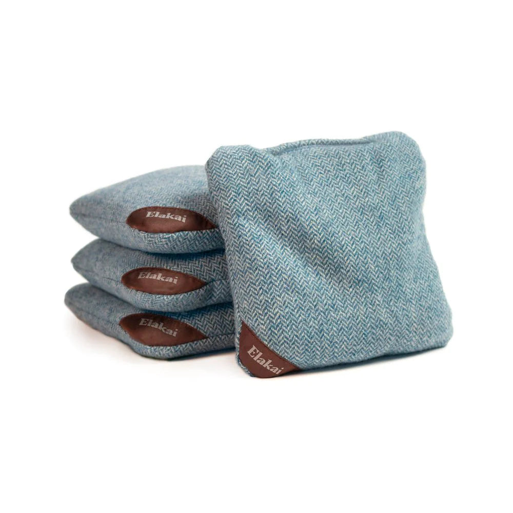 6-in Herringbone Wool Aviator Cornhole Bags Premium All-Weather Collection