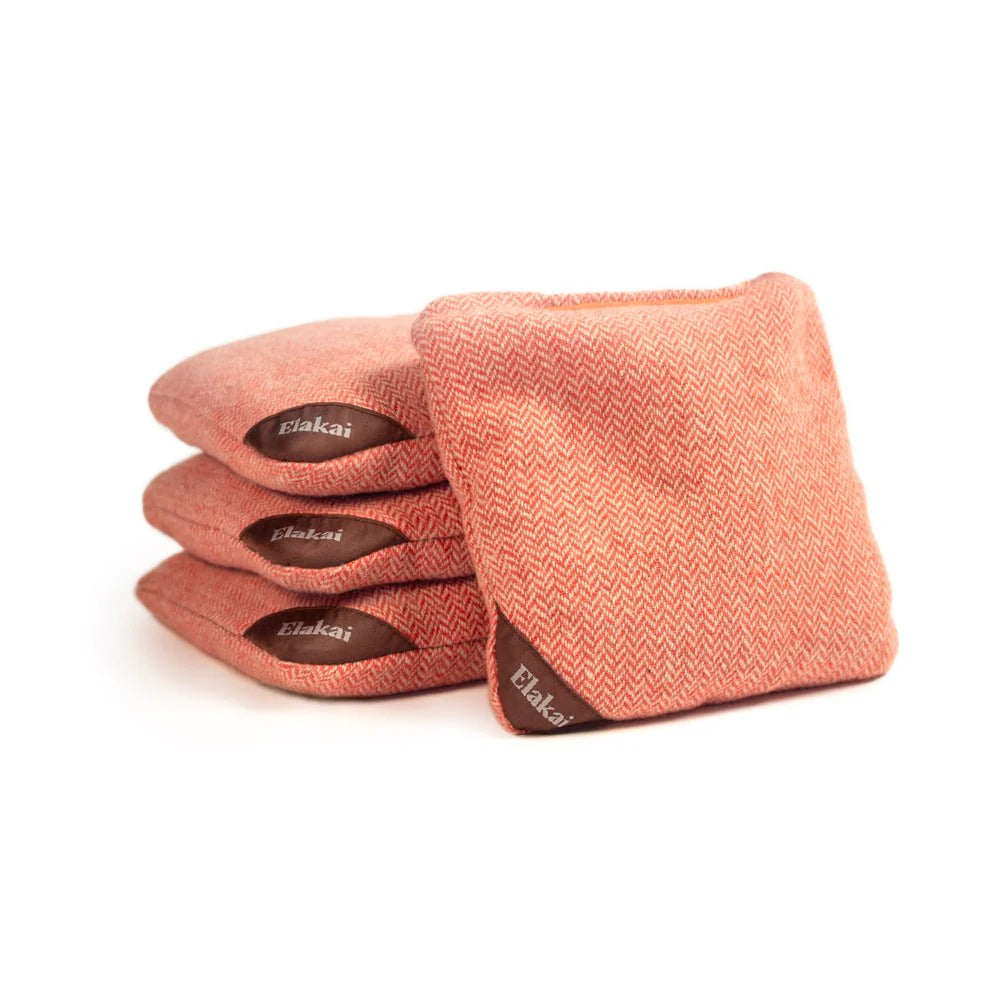 4-in Travel Herringbone Wool Aviator Cornhole Bags Premium All-Weather Collection