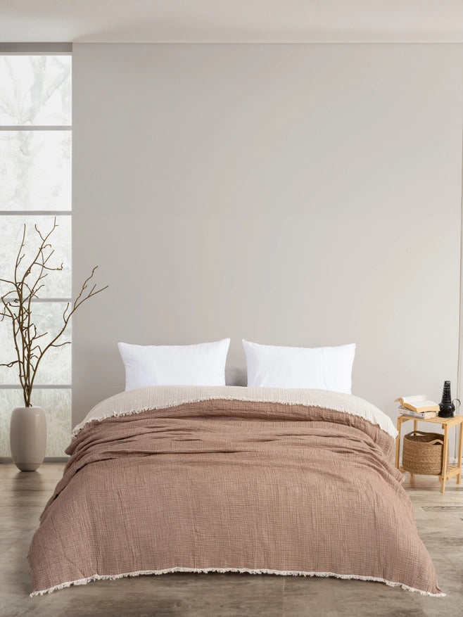100% Turkish Muslin Cotton Blanket King