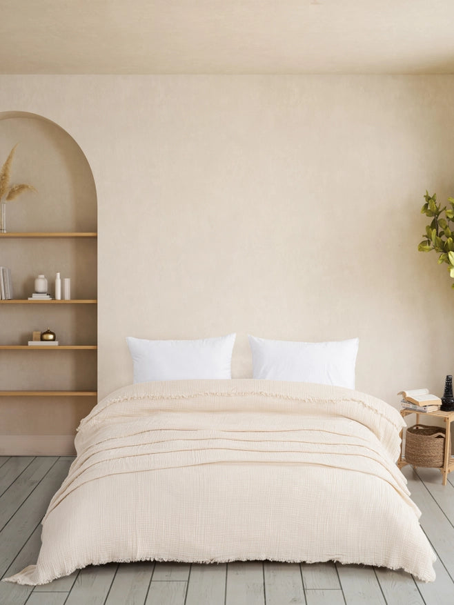 100% Turkish Muslin Cotton Blanket King