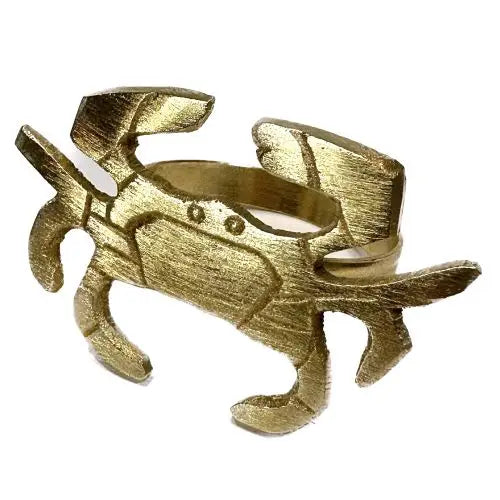 Gold Crab Napkin Ring